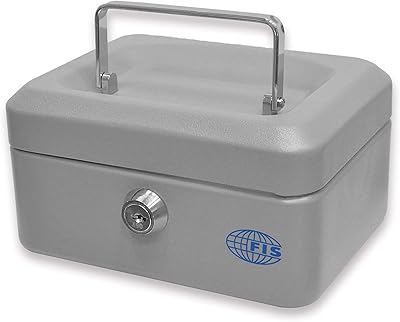 Steel fis shooting with key lock, size 152 mm x 115 mm x 80 mm, gray, FSCPTS0034GY model.. Your complete shopping solution, DIAYTAR NIGERIA offers extensive choice with competitive prices and delivery.