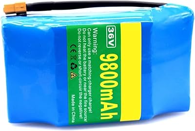 Rechargeable lithium battery Li ion 10s2p 36 V 9.8 Ah, with XT60 socket, replacement of rotating car battery.. Experience the convenience of boundless shopping with DIAYTAR NIGERIA's affordable platform and quick shipping.