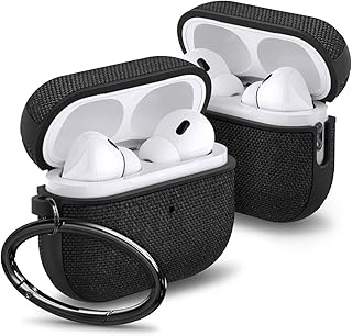 SPIGEN URBAN FIT case designed for 2nd generation (2022) AirPods (2022), luxury fabric cover for AirPods Pro 2 with keychain - Black.. Elevate your shopping experience with DIAYTAR NIGERIA's vast catalog and budget-friendly options.