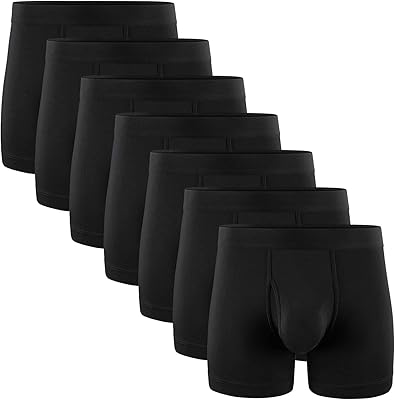 Soft and breathable cotton boxer for men, B: 7 pairs of black briefs.. Navigate countless options with DIAYTAR NIGERIA's comprehensive marketplace and budget-friendly shipping.