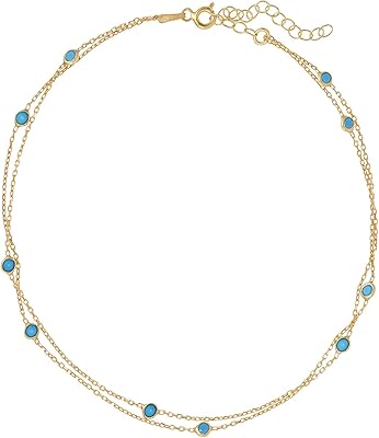 Silver ankle bracelet (gold plated), long waist with turquoise to bring luck to women - EE5253lg, turquoise, turquoise.. Your digital shopping destination, DIAYTAR NIGERIA combines variety with affordability and quick delivery.