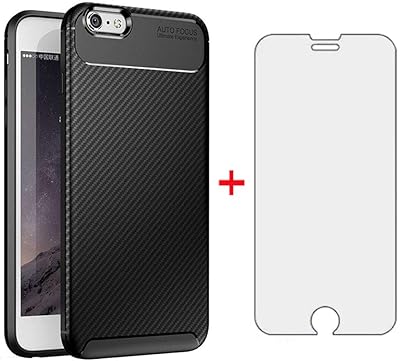 Mobile shell for iPhone 7 Plus 8 Plus 7/8 Plus with tempered glass protector and Cellular accessories, fine, durable and soft TPU heat resistant, silicone and carbon rubber iPhone 7S, 7S, 7 Plus, 8.. DIAYTAR NIGERIA: Connecting Nigerians with affordable products delivered promptly nationwide.