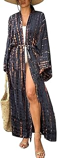 Youkd Bohemian long summer dress for women, bohemian beach dress, ample kimono, one size.. DIAYTAR NIGERIA delivers happiness in 5-8 days with our affordable and diverse product range.