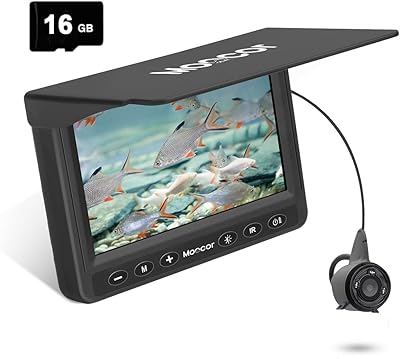 Moocor underwater fishing camera, HD 1000TVL LED portable hd-tight-up camera with 4.3-inch LCD screen for glazed lake fishing, boat, kayak.. DIAYTAR NIGERIA: Your gateway to affordable online retail with reliable delivery within the week.