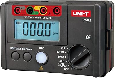 UT521 Uni-T digital earth tester up to 2000 ohms and 200 volts with frequency.. Discover shopping made simple with DIAYTAR NIGERIA's comprehensive platform and nationwide delivery service.