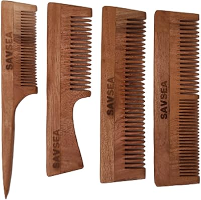 SAFSI WOOD FOR WOMEN | NEEM wooden comb | Large and gentle wood comb for growth and hair loss control.. DIAYTAR NIGERIA: Where online shopping becomes effortless with budget-friendly nationwide delivery.