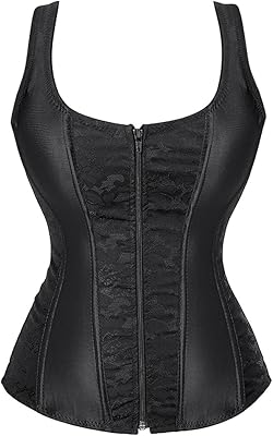 Women's shirt, breast belt embroidered in sexy satin, body shaper crunchchi - l/waist: 28-29 inches.. DIAYTAR NIGERIA connects desires with reality through affordable prices and reliable delivery service.