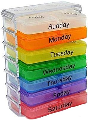 Portable storage bag for medication with 28 weekly mesh containers for pills and tablets, multicolored.. Whether it’s gadgets or groceries, DIAYTAR Nigeria delivers in less than 8 days.