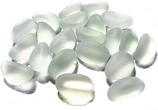 Glass stones for aquarium decoration, artificial freshwater marble pebbles, artificial crystal rocks, aquarium pebbles for aquarium decoration and vase filling, 500 g (matt white).. DIAYTAR Nigeria: Shopping that fits your budget and your schedule.
