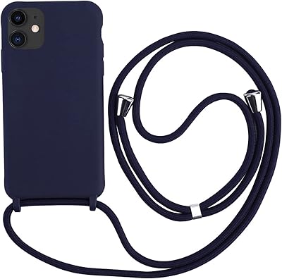 2NSPRLNG Case shoulder compatible with iPhone 11 6.1, Flexible silicone shell with neck tower cord, blue.. Get more for less on DIAYTAR Nigeria — Nigeria’s favorite e-commerce platform.