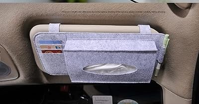 Wool felt-felt handkerchief box, car carrier, car frying carriers, card storage pocket organizer. Suitable for sedans and small cars - gray.. Say goodbye to limited options and long shipping times. DIAYTAR Nigeria delivers variety, quality, and affordability straight to your door.