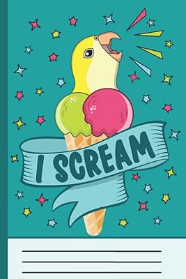 Funny ice cream cone "i scream" parrot book Moine lutino yellow: a unique book/newspaper for school, university, office, work, writing, notes or journalization I.. Discover unbeatable variety on DIAYTAR Nigeria — shop today, delivered this week.