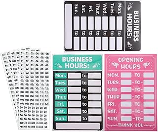 Magiclulu 6 rooms open panels for office hours Set of opening time panels Kit of Eravable Opening Hour Modifiable Store Open for store or office.. Discover endless shopping possibilities at DIAYTAR NIGERIA, with budget-friendly prices and reliable delivery.