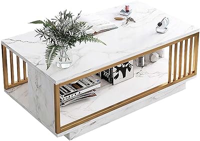 Lakilj Large Coffee Table with 2 modern auxiliary levels for living room sofa and cocktail.. DIAYTAR NIGERIA: Where shopping dreams come true with budget-friendly prices and nationwide shipping.