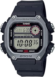 Square Digital Watch in Resin for Men - Black, Bracelet - DW -291H -1AVDF, Black, Bracelet.. Experience the ease of modern shopping with DIAYTAR NIGERIA's comprehensive platform and quick delivery.