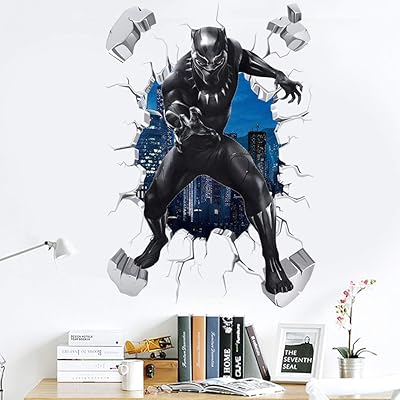 Amaeba 3D Black Panther Design Wall Stickers to decorate children's rooms and living room.. Shop smarter with Nigeria's premier e-commerce platform, featuring affordable products delivered nationwide.