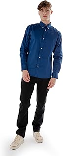 Toplook London shirt dressed in long sleeves for men, regular cut, 100 % cotton, united, formal color, business party, wedding, work, buttoned relaxed shirts.. Discover unbeatable variety on DIAYTAR Nigeria — shop today, delivered this week.