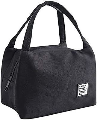 Large Reusable portable lunch bag with thermal insulation for picnic, office, work, united color for men and women (black).. Shop with confidence at Nigeria's leading affordable e-commerce platform with reliable delivery services.