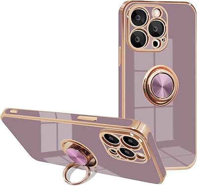 Luxury flexible Silicone Drive Protection case with rotary magnetic ring, crutch and complete camera for the camera for iPhone 13 pro Max by Zobitek (Violet).. DIAYTAR NIGERIA: Where quality meets affordability, with thousands of products delivered in less than 8 days.