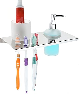 Dot toothed and soap dispenser two in one in steel.. Browse, shop, and receive — DIAYTAR Nigeria keeps it simple.