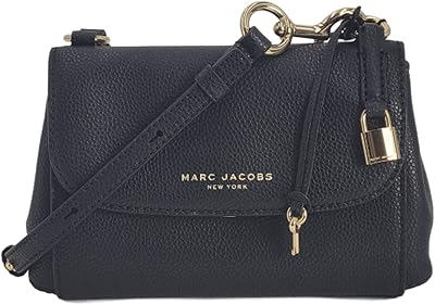 Black leather shoulder bag for women with details in gold metal H104L01PF22, black, size m, black, m.. No delays, no drama — just fast, affordable shopping with DIAYTAR Nigeria.