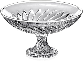 Food and fruit plate with base, diameter 31 cm and height 17 cm, Design Flying dance cut, family dishes in transparent glass with JT Glass support.. Nigeria's e-commerce leader delivers unmatched variety and value to your doorstep in just 5-8 days.