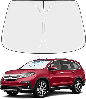 Foldable sun visor with personalized size for Honda Pilot Ex-L Special Edition 2016-2021 2022 Elite Edition En Noir 2022.. Shop like never before with DIAYTAR NIGERIA's comprehensive marketplace and budget-friendly shipping.