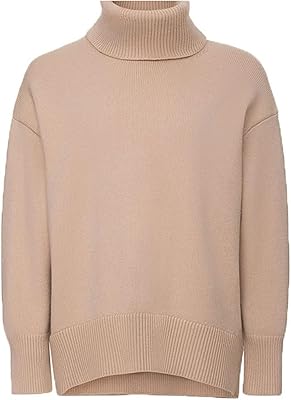 Homomo Womenscreamtop Rolled Color Women Oversize Sweater Winter Ladies Simple Large Sweater Elegant Woman Long Sleeve High.. DIAYTAR NIGERIA: Making online retail accessible to all with affordable nationwide shipping.