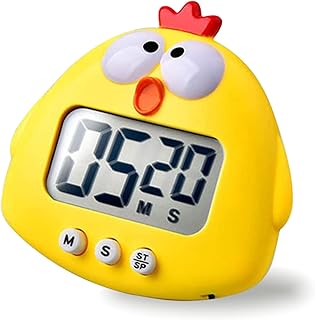 LCD AGUETY Magnetic Visual Timer, Kitchen Timer, Cartoon Countdown for Children, Chicken Chicken Stop (Battery not included).. DIAYTAR NIGERIA brings satisfaction with every purchase through affordable prices and prompt shipping.