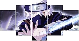 Wall poster Without Frame Fanhua Japanese Anime Naruto Hatake Kakashi Design Printed on canvas for living room bedroom exhibition wall decoration.. DIAYTAR NIGERIA: Bringing quality products to every Nigerian with affordable nationwide delivery.