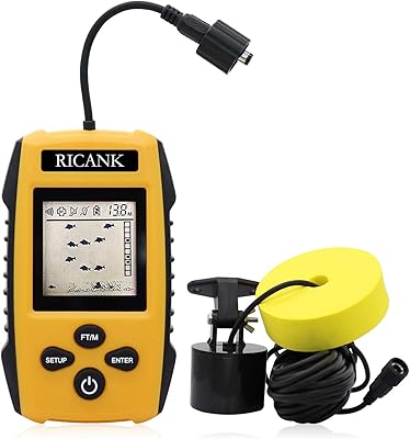 Recank portable fish detector, Portable 3 -feet outline fishing depth reading (1 m) at 328 feet (100 m) with sound sensor transducer and LCD screen, 5 models of sensitivity options to the depth of the fish fish.. Experience the ultimate in shopping convenience with DIAYTAR NIGERIA's vast catalog and 5-8 day delivery.