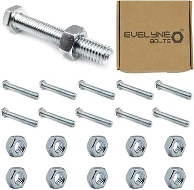 Package of 20 nuts and m8 bolts (8 x 50 mm screws and M8 nut) Hexagonal bolt/Boulon with complete rivets.. DIAYTAR NIGERIA connects you with thousands of products at competitive prices, delivered within a week.