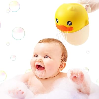 Bathroom cup, baby rinse cup for baby bath, rinsing cup for cartoon duck shampoo, newborn shower head, bathroom accessories for baby bath (yellow).. From checkout to your doorstep in less than a week — DIAYTAR Nigeria.