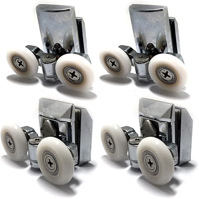 Double goulières for zinc alloy shower door - 4 - high and low set.. DIAYTAR NIGERIA: Where every Nigerian finds what they need at prices they can afford, delivered promptly.