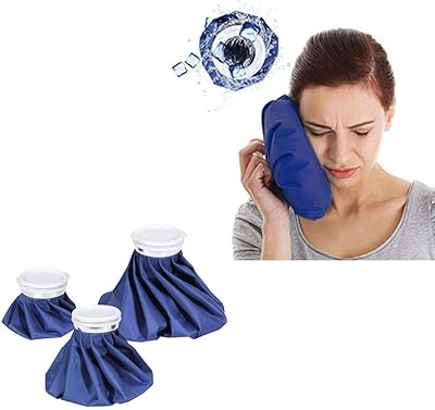 Ashna reusable ice bags, pack of 3 reusable ice bags for hot water, cold therapy and pain relief, 3 sizes, L (11 inch), M (9 inches), S (6 inches).. DIAYTAR NIGERIA brings affordable shopping to every Nigerian home with delivery in just 5-8 days.