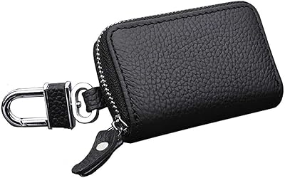 Luxury leather car keychain with car zipper (black).. Navigate through thousands of products at pocket-friendly prices with DIAYTAR NIGERIA's easy-to-use platform.