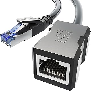 Kabeldirekt - 5 m - Network extension cable and Ethernet Extension Cable (RJ45 coupler, Android 2.2 Kitat 7, 10g Windows SF/FTP, Black).. Experience shopping without limits at DIAYTAR NIGERIA, where affordability meets convenience in just days.