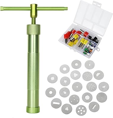 Fixing clay extruder clay extruder kit with 20 discs and 40.. DIAYTAR NIGERIA: Where every Nigerian finds what they need at prices they can afford, delivered promptly.