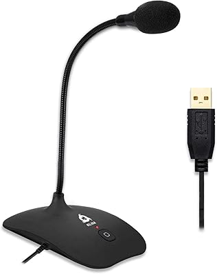 USB Klim USB desktop microphone for PC by Talk - Compatible with any computer, computer, Mac and PlayStation 4 - Professional desktop microphone with support - Recording, play, diffusion, youtube, podcast microphones.. Your trusted shopping partner, DIAYTAR NIGERIA offers extensive selection with quick delivery options.