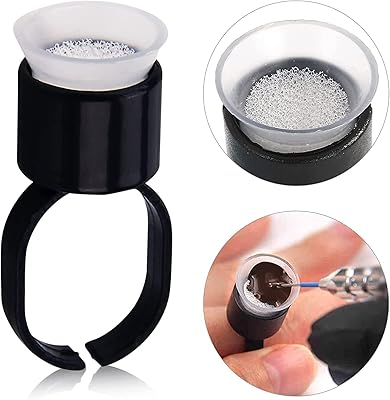 Set of 50 -piece tattooing ink cups, tattoo ink cups for glue, pigmented ink, eyebrow supplies, microblading tools.. DIAYTAR NIGERIA: Where online shopping becomes effortless with budget-friendly nationwide delivery.