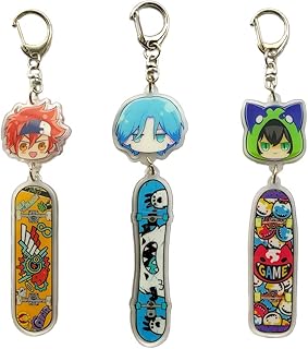 Gankchen 5 'dualsoisis 3 in 1 SK8 Infinity keychain Riki Entity Cosplay Cute Skateboard Key Cask Laga Hasegawa Miya Cosplay Acrylic Key Key Coat.. Shop with ease at DIAYTAR NIGERIA and enjoy our extensive product range delivered at affordable rates.
