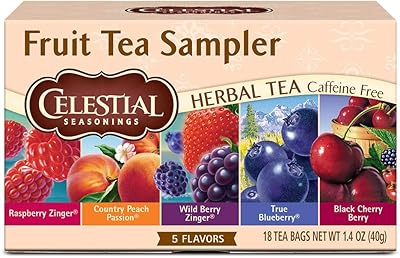 Fruit sampler with herbs for seasoning - 18 tea sachets (1 package).. Save time and money with DIAYTAR Nigeria’s online store.