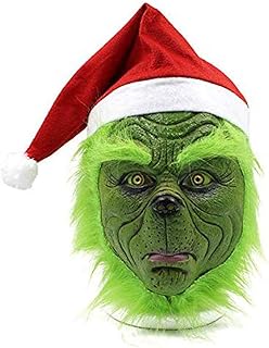 GRINNE MASK GRINNE GREEN GREEN CEPLAY Festival Santa Claus CHRISTH CHRISTMAS MASK SAPS FROM STROUS COSTUM Full mask.. Shop smart, shop DIAYTAR - Nigeria's most affordable e-commerce platform with nationwide delivery.