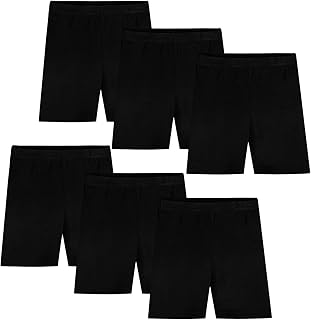 Auranso dance shorts for girls, united breathable shorts (pack of 6).. DIAYTAR NIGERIA stands as your affordable shopping ally with nationwide delivery in just 5-8 days.