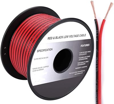 Cable 2 cores-2 pins 075 mm Red and black colors Electricity of electricity of connection.. Nigeria's e-commerce leader delivers unmatched variety and value to your doorstep in just 5-8 days.