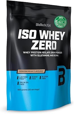 Biotech USA ISO Whey Zero Cookies and Protein Supplement in 500 G Cream.. Shop with confidence at DIAYTAR NIGERIA, Nigeria's premier affordable e-commerce platform.