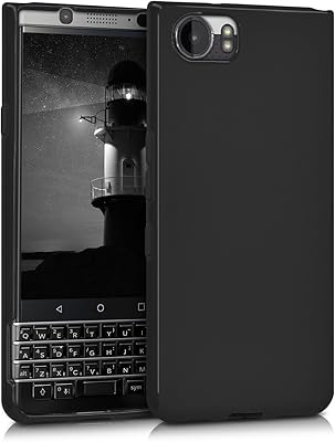 Housse in heat -resistant polyurethane for mobile compatible with BlackBerry Key1 (Key1) - Flexible, fine and flexible mobile protective cover - Black matt.. DIAYTAR NIGERIA: Creating access to affordable products for every Nigerian with our swift delivery service.