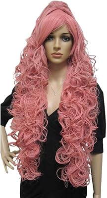 Amybria Megurine Luka Long Long Smoke Corched Cosplay Long Wig With Clip Pink Horse.. DIAYTAR NIGERIA: Bridging the gap between consumers and quality products with affordable nationwide shipping.