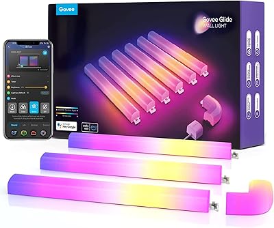 Sliding wall light JUVI LED LED LED Bande Wi-Fi and Music Synchronization.. DIAYTAR NIGERIA revolutionizes online shopping with competitive prices and reliable 5-8 day delivery.