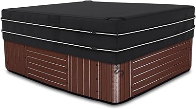Spa cover, square spa blanket, spa waterproof spa blankets for spa, robust 600D, outdoor patio spa cover protection - suitable for 7.5 -foot square spas, up to 90 x 90.. DIAYTAR NIGERIA revolutionizes online shopping with competitive prices and reliable 5-8 day delivery.